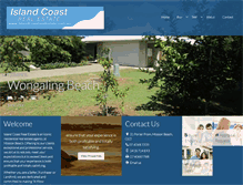 Tablet Screenshot of islandcoastrealestate.com.au